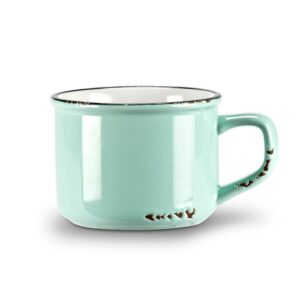 Abbott - Tasse cappuccino style émaillé, 8 oz