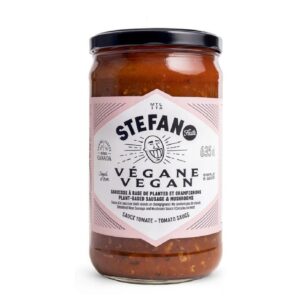 Stefano - Sauce végane saucisse à base de plantes et champignons