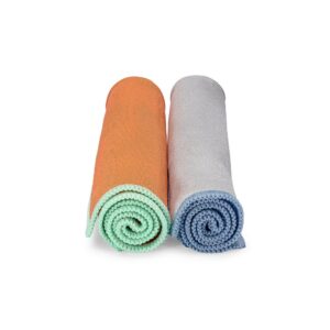 Full Circle - Ens. 2 microfibre vitre et miroir