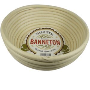 Banneton - Panier pour le pain, Rond (1 Kg)