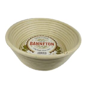 Banneton - Panier pour le pain, Rond (1.5Kg)