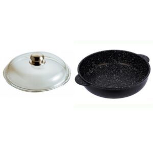 Julienne - Sauteuse Granit à deux poignées 38cm - Pas Induction