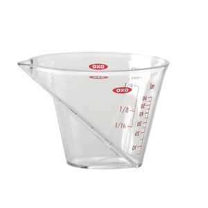 Oxo - Tasse à mesurer en angle, 1/4 de tasse