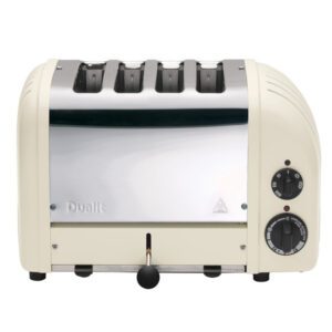 Dualit - Grille-pain 4 tranches, Blanc canvas