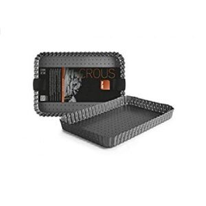 Ibili - Moule rectangulaire perforé Crous, 31cm x 21cm