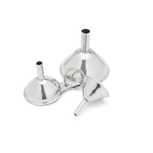 Fox Run - Ensemble de 3 entonnoirs en acier inoxydable