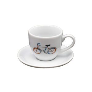 Formenton - Tasse et soucoupe espresso 3.5oz Bicyclette