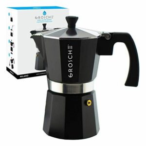 Grosche - Cafetière à espresso Milano, Noir