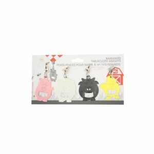 Fox Run - Poids-pinces pour nappe à motifs fermiers