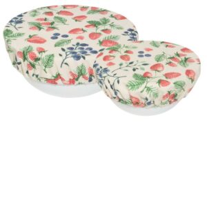 Now Design - Ensemble de 2 couvre-bols, fraises