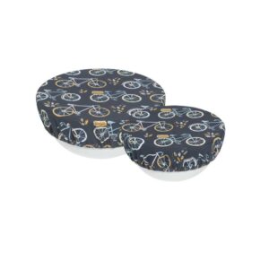 Now Design - Ensemble de 2 couvre-bols, bicyclette