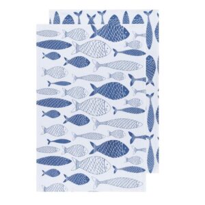 Floursack - Linges à vaisselle, motif poissons