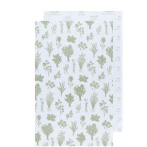 Floursack - Linges à vaisselle, motif fines herbes