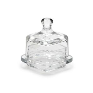 Abbott - Assiette avec couvercle pour beurre et tartinade - carré