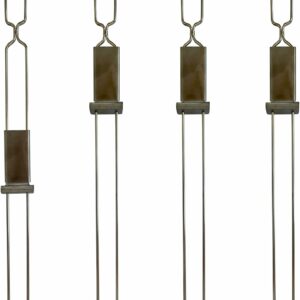 Outset - Brochettes avec poussoir - ensemble de 4