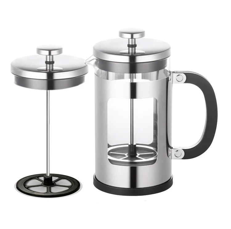 Cuisinox - Cafetière à piston avec manche noir 1L