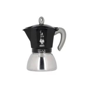 Bialetti - Cafetière Moka Induction 6 tasses, noire