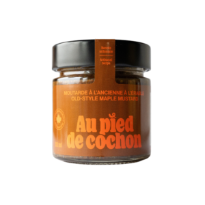 Pied de cochon - Moutarde de Dijon à l'ancienne à l'érable