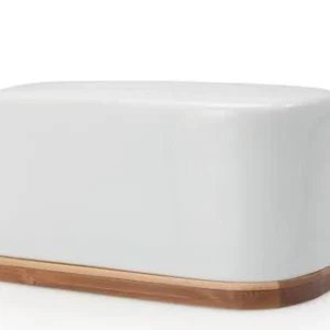 Bia - Beurrier en porcelaine et bambou