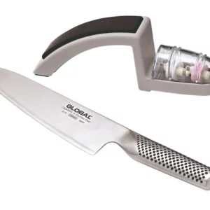 Global - Ensemble couteau de chef G2 20cm et aiguisoir