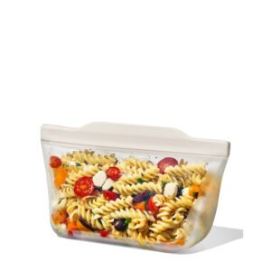 Oxo - Pochette en silicone réutilisable Rigide 946ml