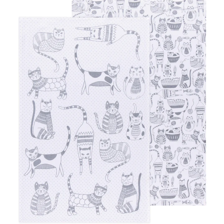 Floursack - Linges à vaisselle motif chats