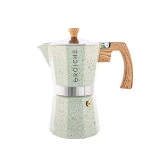 Grosche - Cafetière Milano tachetée, vert menthe