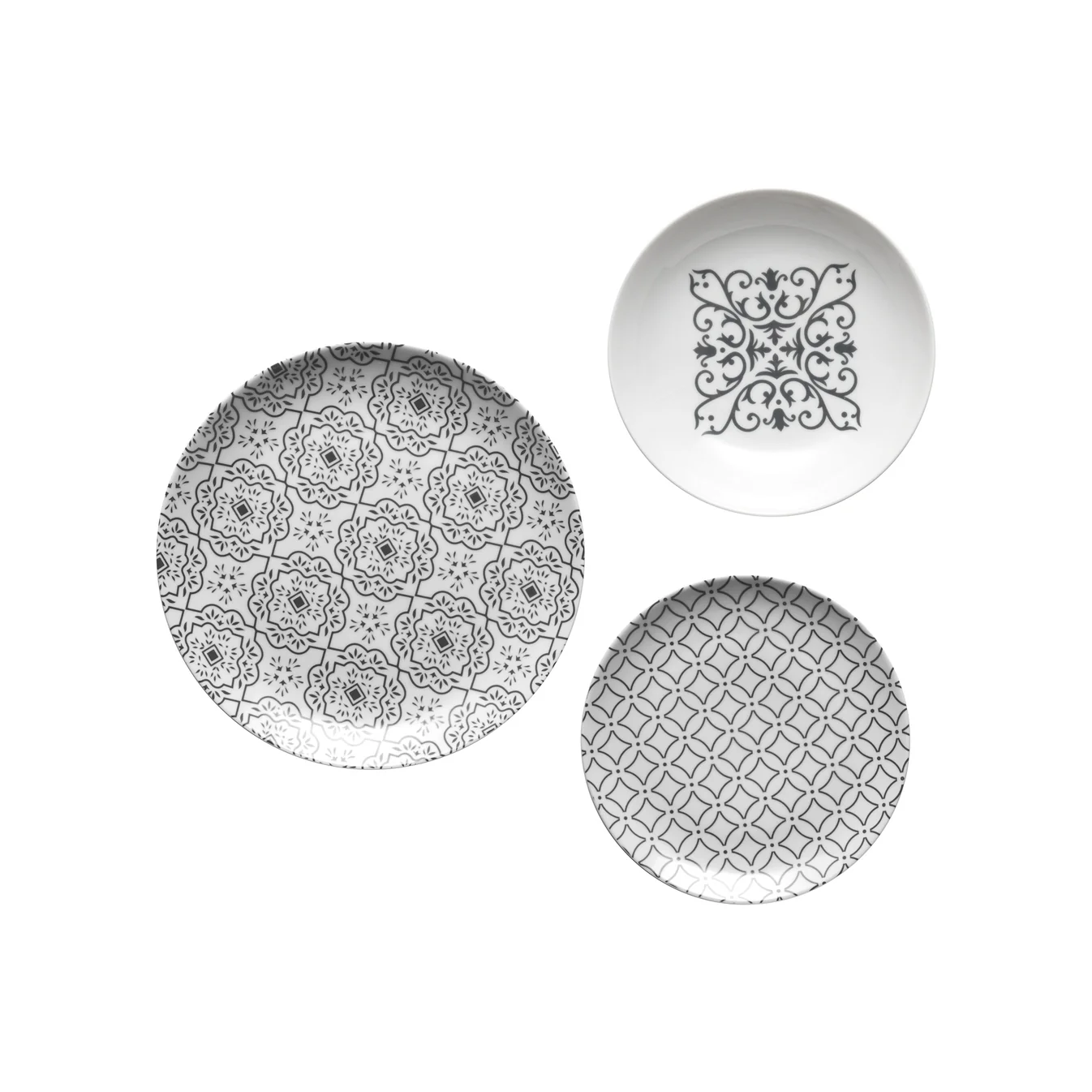 Guzzini - Ensemble d'assiettes pour 6, LE MAIOLICHE – Image 2