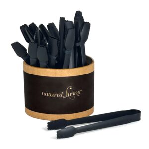 Natural Living - Petite pince de service - Noir