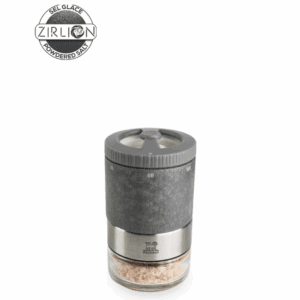 Peugeot - Moulin à sel manuel en bois avec réservoir interchangeable, U'select, graphite clair, 11 cm