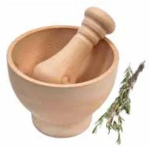 Sara - Mortier et pilon en bois