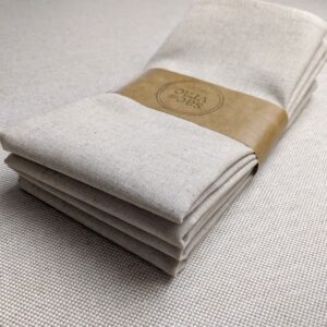 Sac en Vrac - Ens. de 4 serviettes de table en lin