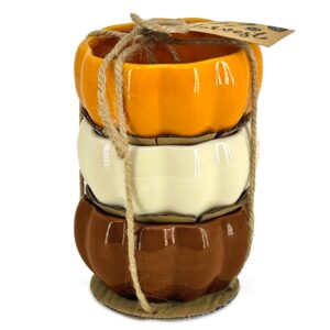 Bia - Bols à trempette CITROUILLE