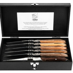 Laguiole - Ensemble de 6 couteaux à steak haut de gamme 4.1"/10.5cm