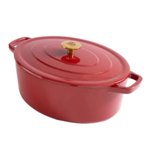 Chuck Hughes - Marmite ovale en fonte 5.2L