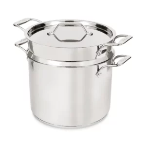 All Clad - Cocotte Simply Strain avec passoire 12 L